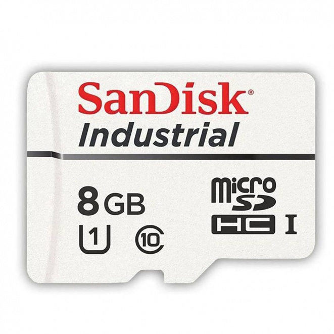 SanDisk Industrial MicroSDHC Class 10 Memory Card 8GB